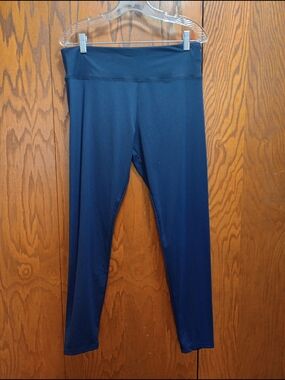High-Waist Navy Leggings